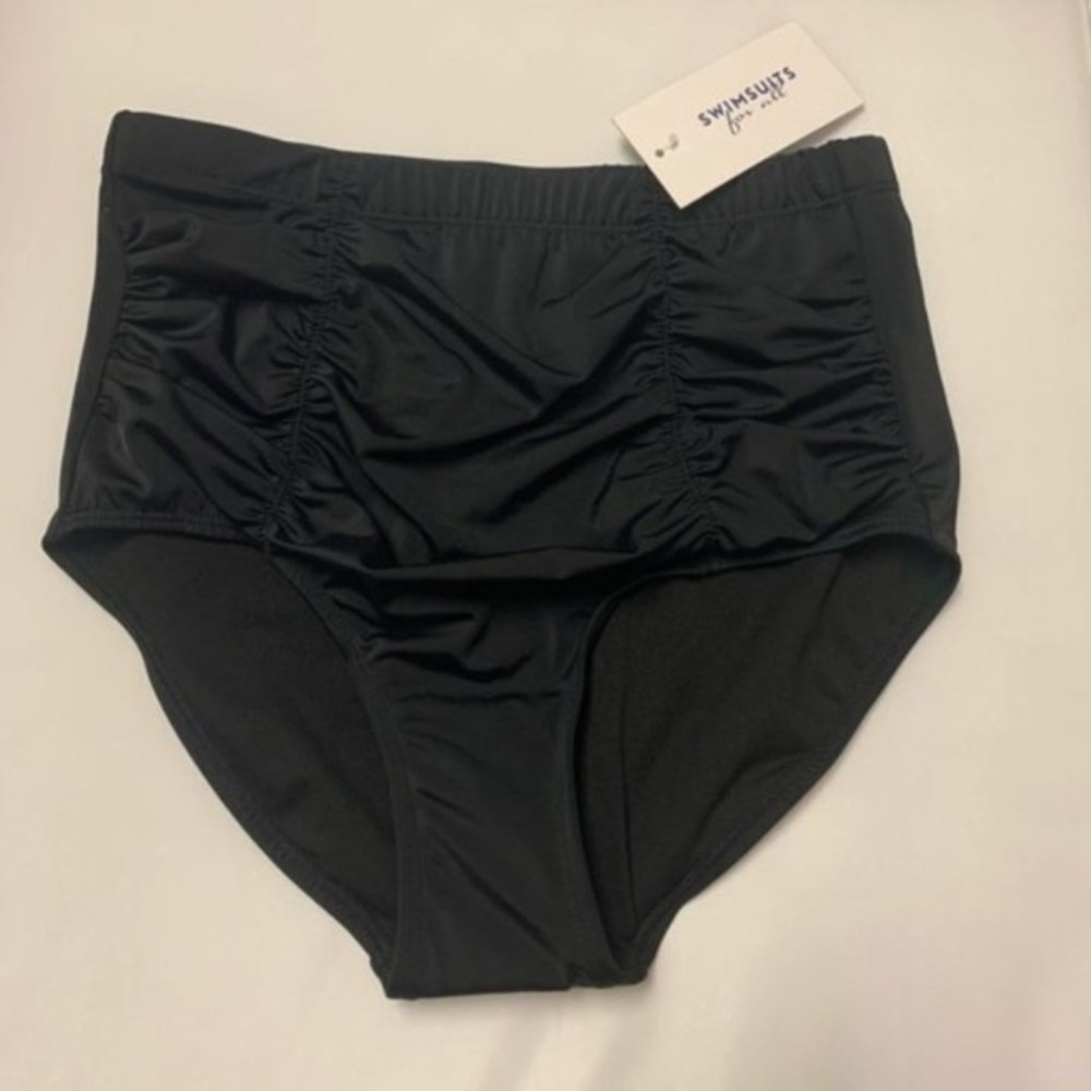 NWT Swimsuits For All ruched bikini bottom 10